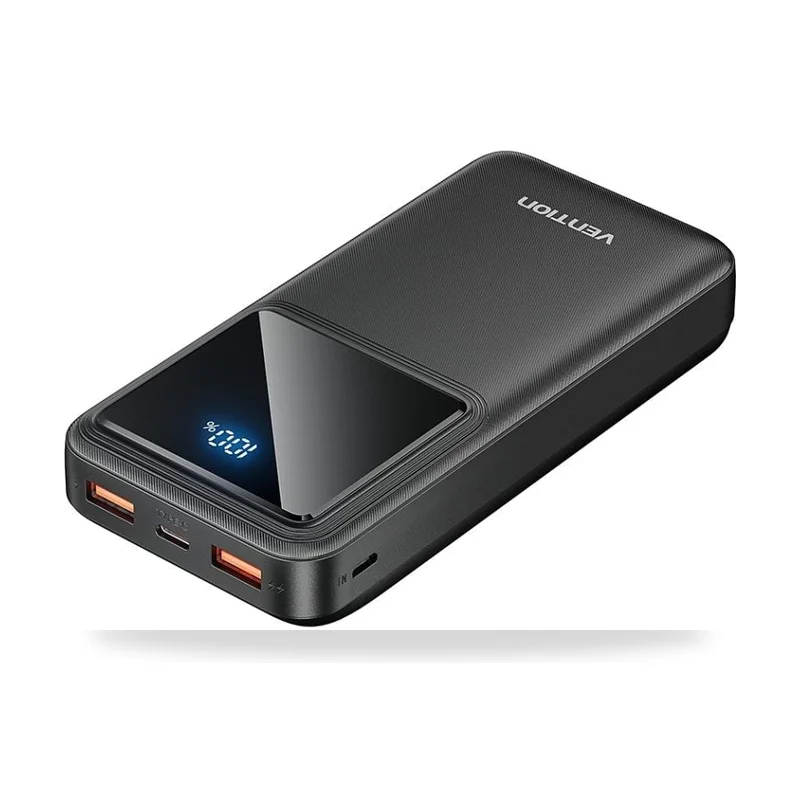 Powerbank 20000mAh Vention FHLB0/ 22.5W/ Negra