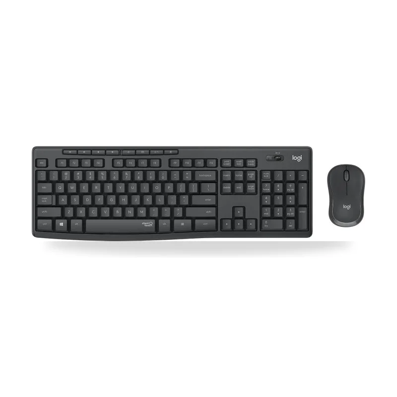 Teclado y Ratón Inalámbricos Logitech Silent Touch/ Grafito