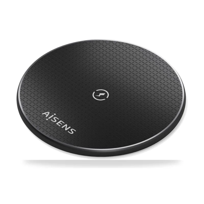 Base de carga Inalámbrica Aisens 15W/ Negro