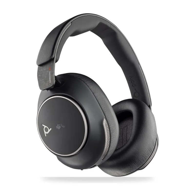 Auriculares Inalámbricos Poly Voyager Surround 80 UC USB Tipo-C + Adaptador USB-C/A/ con Micrófono/ Bluetooth/ Negros