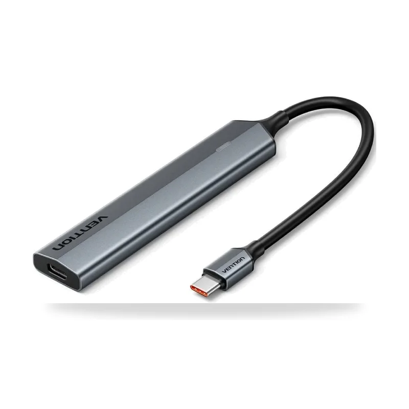 Hub USB Tipo-C 3.2 Vention CKYHB/ 4xUSB Tipo-C/ 1xUSB Tipo-C PD