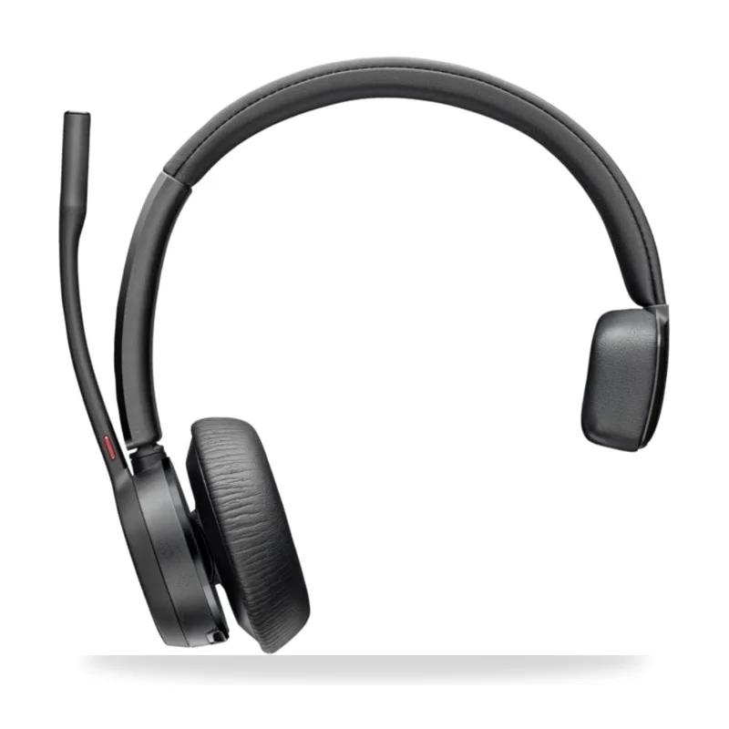 Auricular Inalámbrico Poly Voyager para Microsoft Teams + Adaptador + Base de Carga/ con Micrófono/ Bluetooth/ Negro