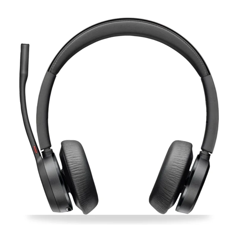 Auriculares Inalámbricos Poly Voyager 4320 + Adaptador + Base de Carga/ con Micrófono/ Bluetooth/ Negros