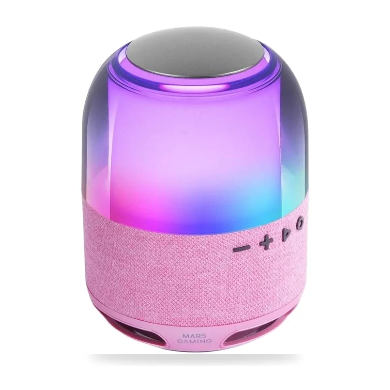 Altavoz con Bluetooth Mars Gaming MS-FLOW/ 15W/ 1.0/ Rosa