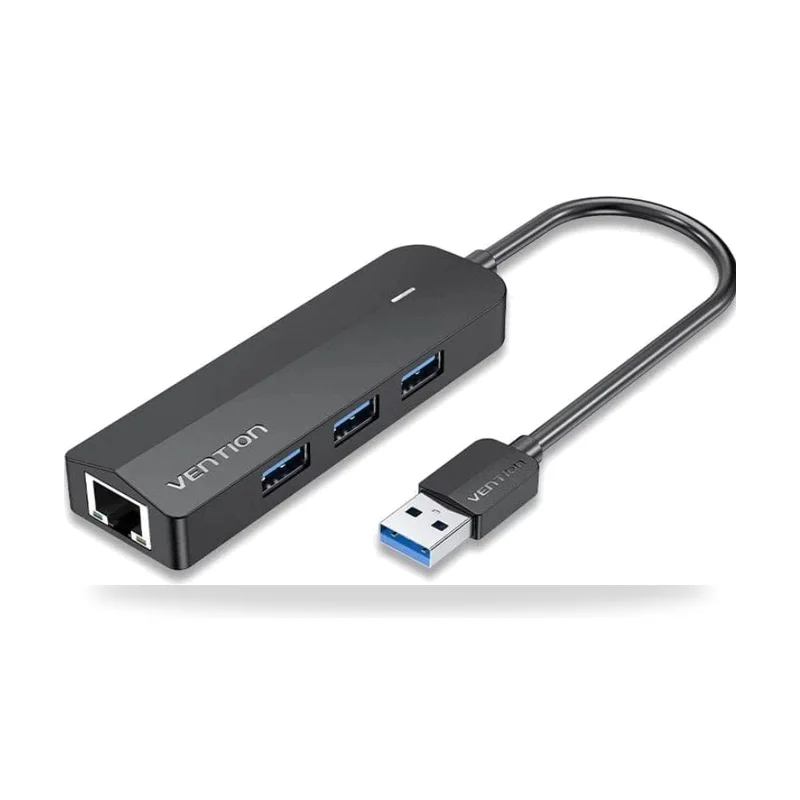 Hub USB 3.0 Vention CHNBB/ RJ45/ 3xUSB/ 1xMicroUSB PD