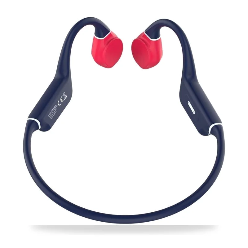 Auriculares Inalámbricos Deportivos de Conducción Ósea Leotec Osea Kuri/ con Micrófono/ Bluetooth/ Azules y Rojos