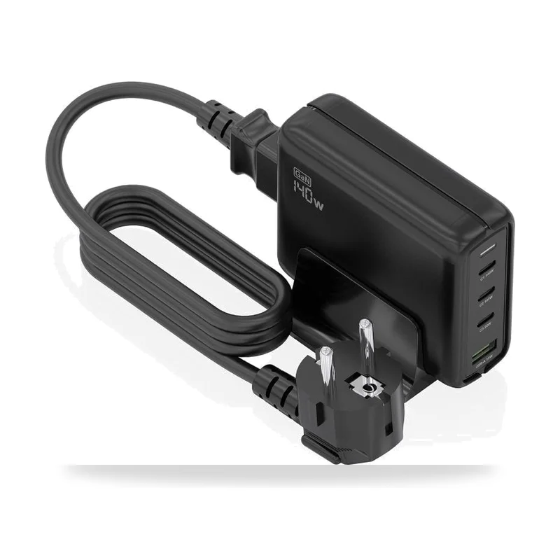 Cargador Sobremesa GaN Aisens/ 3xUSB Tipo-C/ 1xUSB/ 140W
