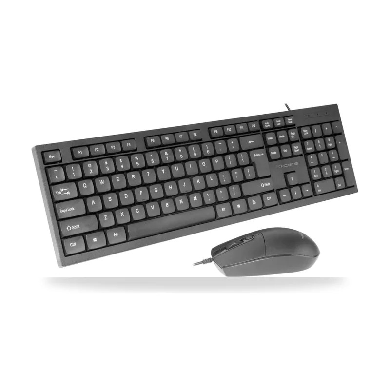 Teclado y Ratón Tacens/ Negro