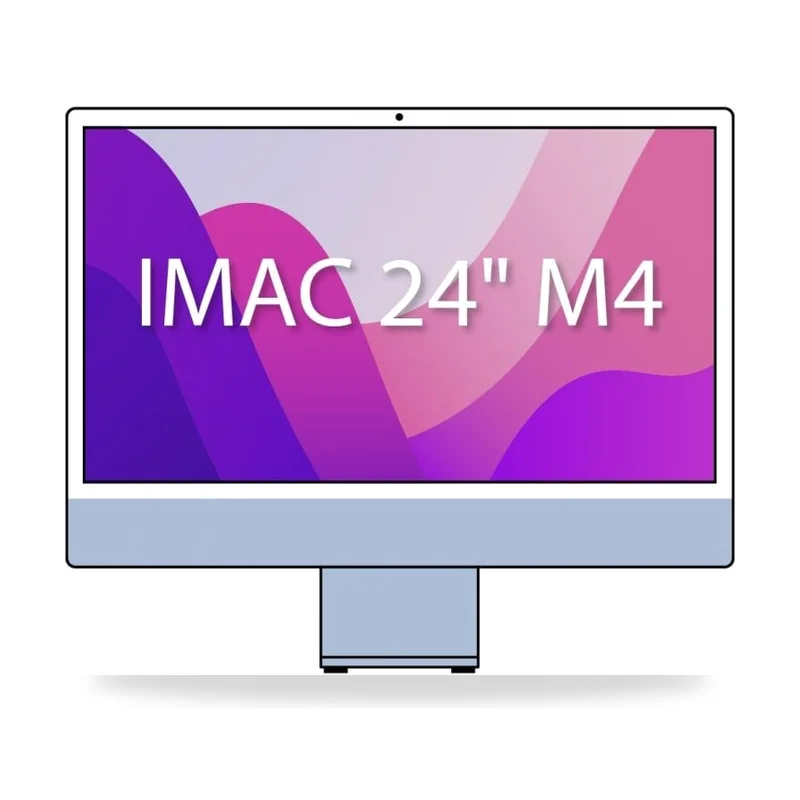 Apple iMac 24" Retina 4,5K/ M4 10-Core CPU/ 16Gb/ 256Gb SSD/ 10-Core GPU/ Azul