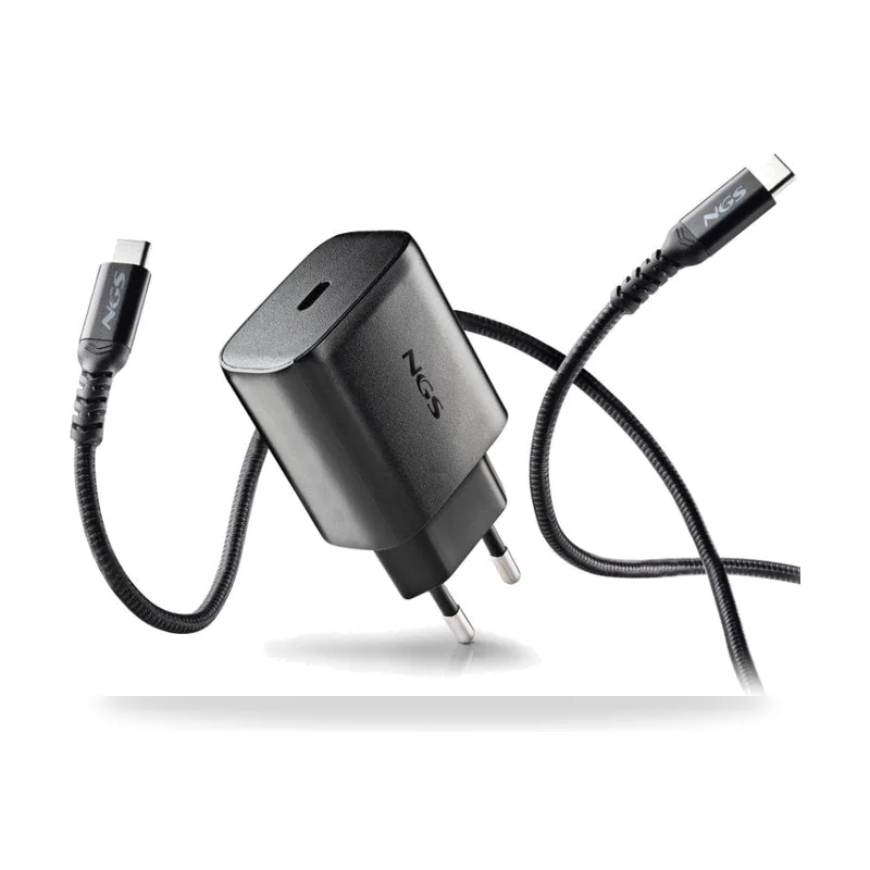 Cargador de Pared GaN NGS Bud 45W/ 1xUSB Tipo-C/ 45W