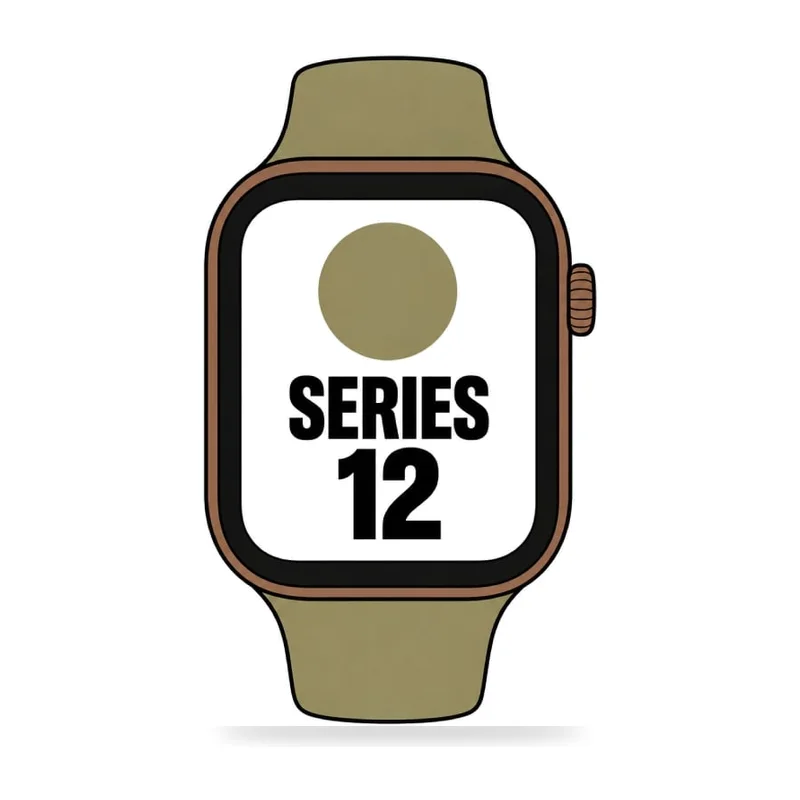 Apple Watch Series 12/ GPS/ Cellular/ 42mm/ Bronce Oscuro/ Correa Deportiva Verde Oliva (S/M)