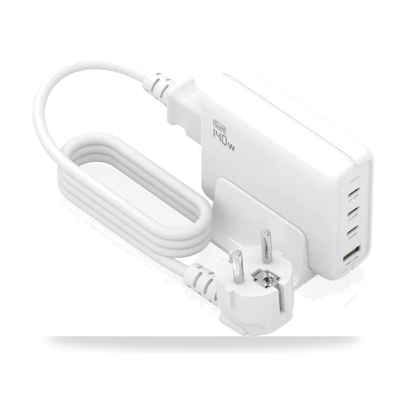 Cargador Sobremesa GaN Aisens/ 3xUSB Tipo-C/ 1xUSB/ 140W