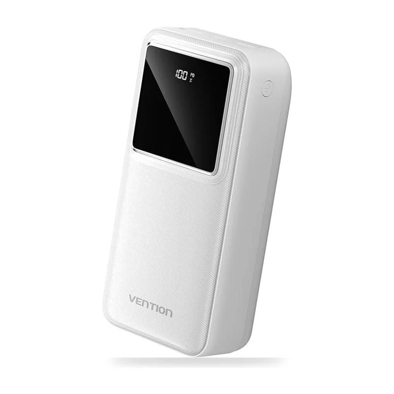 Powerbank 30000mAh Vention FHMW0/ 22.5W/ Blanca