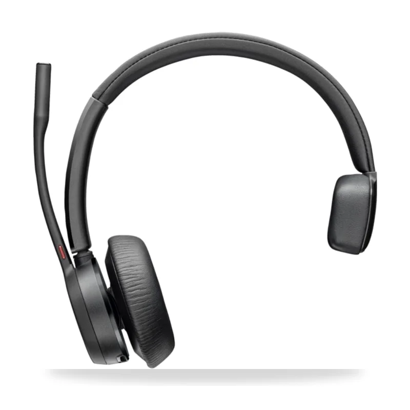 Auricular Inalámbrico Poly Voyager 4310 para Microsoft Teams + Adaptador/ con Micrófono/ Bluetooth/ Negro