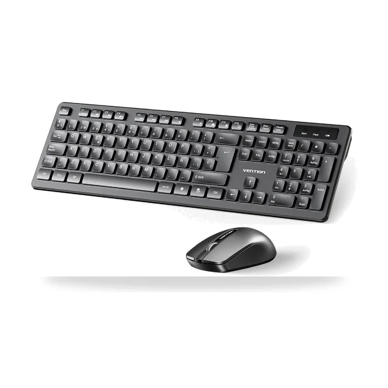 Teclado y Ratón Inalámbricos Vention Combo KTDB0-ES