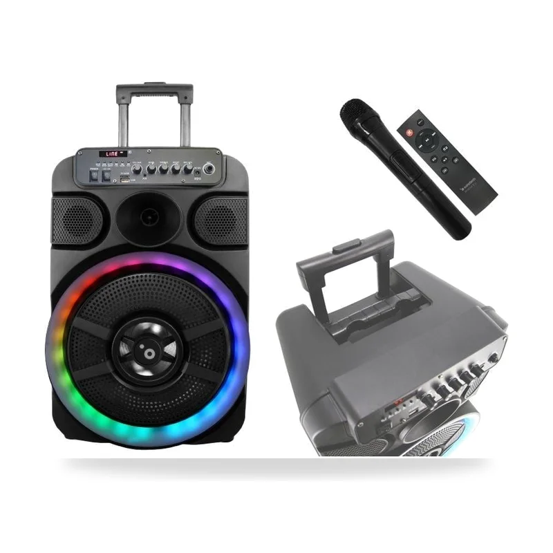 Altavoz Portable con Bluetooth Sunstech Muscles 12/ 40W/ 1.0
