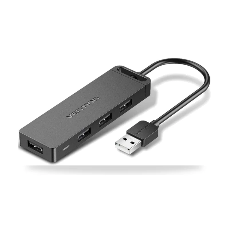 Hub USB 2.0 Vention CHMHB/ 4xUSB/ 1xMicroUSB PD