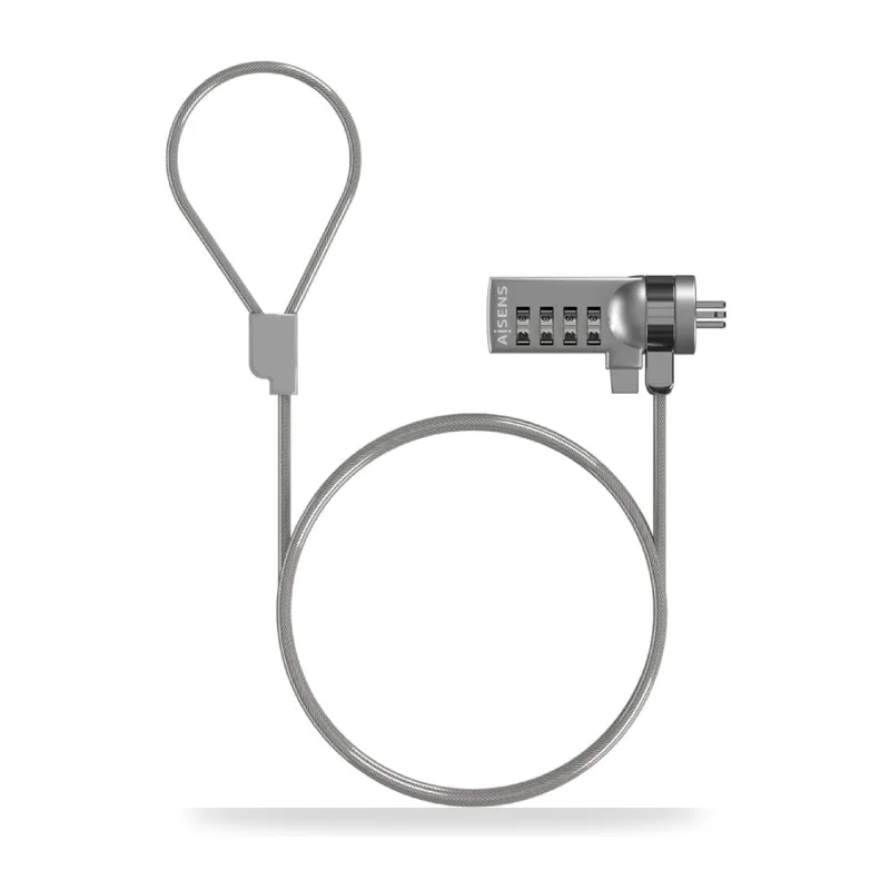 Cable de Seguridad para Portátiles Aisens ASLK-D40N01-SL/ 1.5m