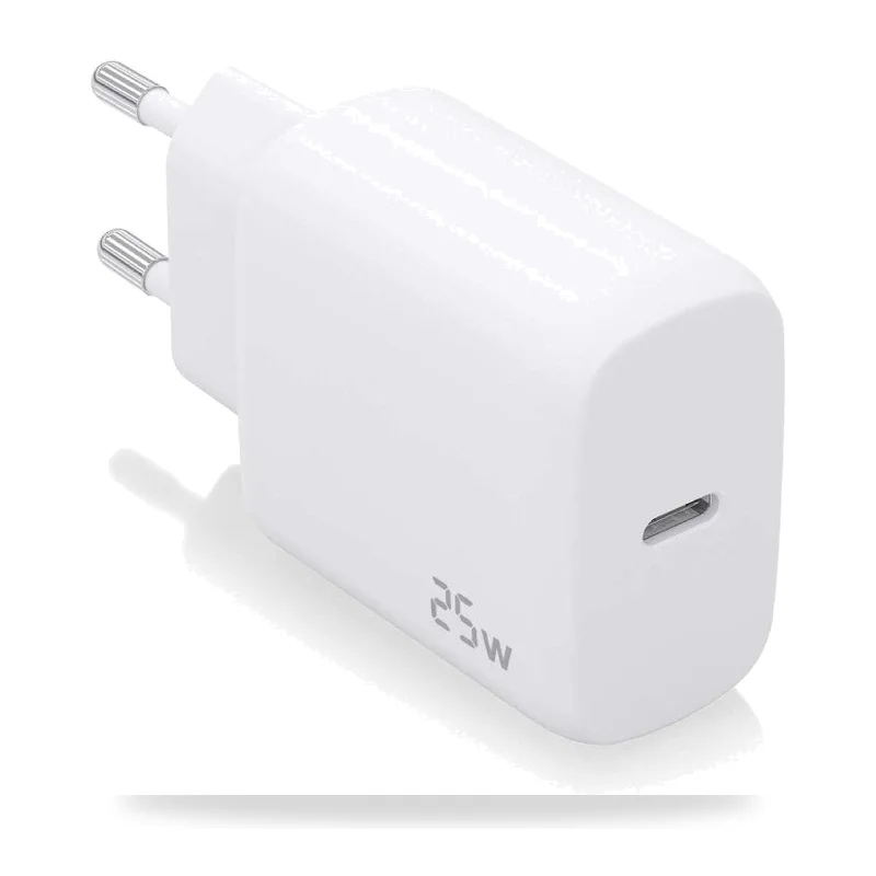 Cargador de Pared Aisens A110-0756/ 1xUSB Tipo-C/ 25W