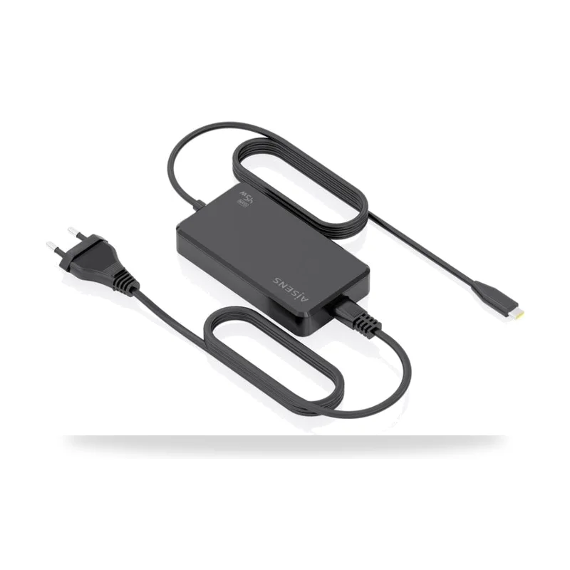 Cargador Sobremesa GaN Aisens ASCH-1PD45D067-BK/ 1xUSB Tipo-C/ 45W