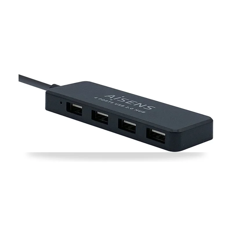 Hub USB 2.0 Aisens A104-0402/ 4xUSB