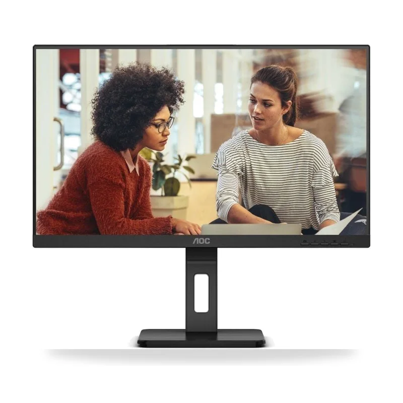 Monitor AOC 24E3QAF 23.8"/ Full HD/ Multimedia/ Regulable en altura/ Negro