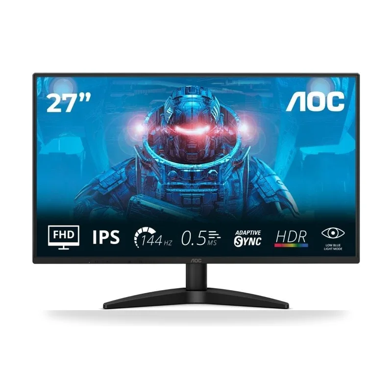 Monitor Gaming AOC 27B36X 27"/ Full HD/ 0.5ms/ 144Hz/ IPS/ Negro