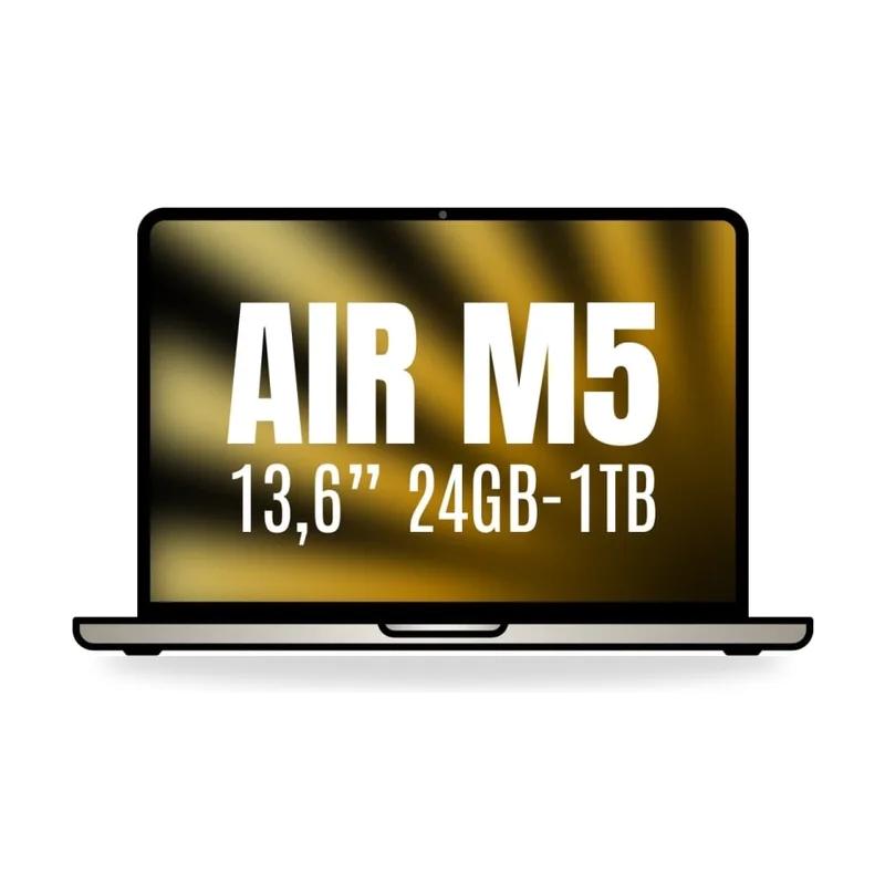 Apple Macbook Air 13,6"/ M5 10-Core CPU/ 24GB/ 1TB SSD/ 10-Core GPU/ Blanco Estrella
