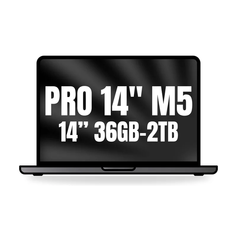 Apple Macbook Pro 14"/ M5 Max 18-Core CPU/ 36GB/ 2TB SSD/ 32-Core GPU/ Negro Espacial