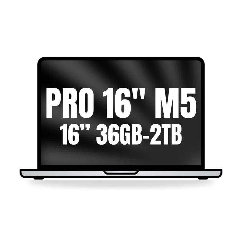 Apple Macbook Pro 16"/ M5 Max 18-Core CPU/ 36GB/ 2TB SSD/ 32-Core GPU/ Plata
