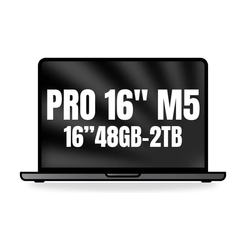 Apple Macbook Pro 16"/ M5 Max 18-Core CPU/ 48GB/ 2TB SSD/ 40-Core GPU/ Negro Espacial