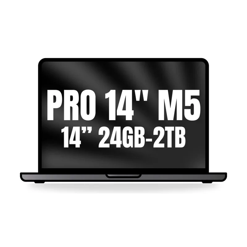 Apple Macbook Pro 14"/ M5 Pro 15-Core CPU/ 24GB/ 2TB SSD/ 16-Core GPU/ Negro Espacial