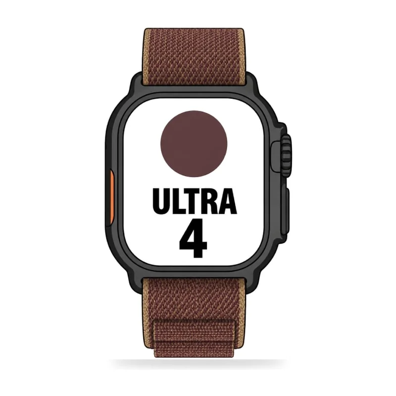 Apple Watch Ultra 4/ GPS/ 49mm/ Caja de Titanio Negro/ Correa Loop Alpine Burdeos M