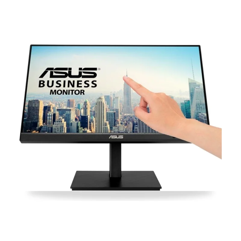 Monitor Profesional Táctil Asus BE24ECSBT 23.8"/ Full HD/ Multimedia/ Regulable en altura/ Negro