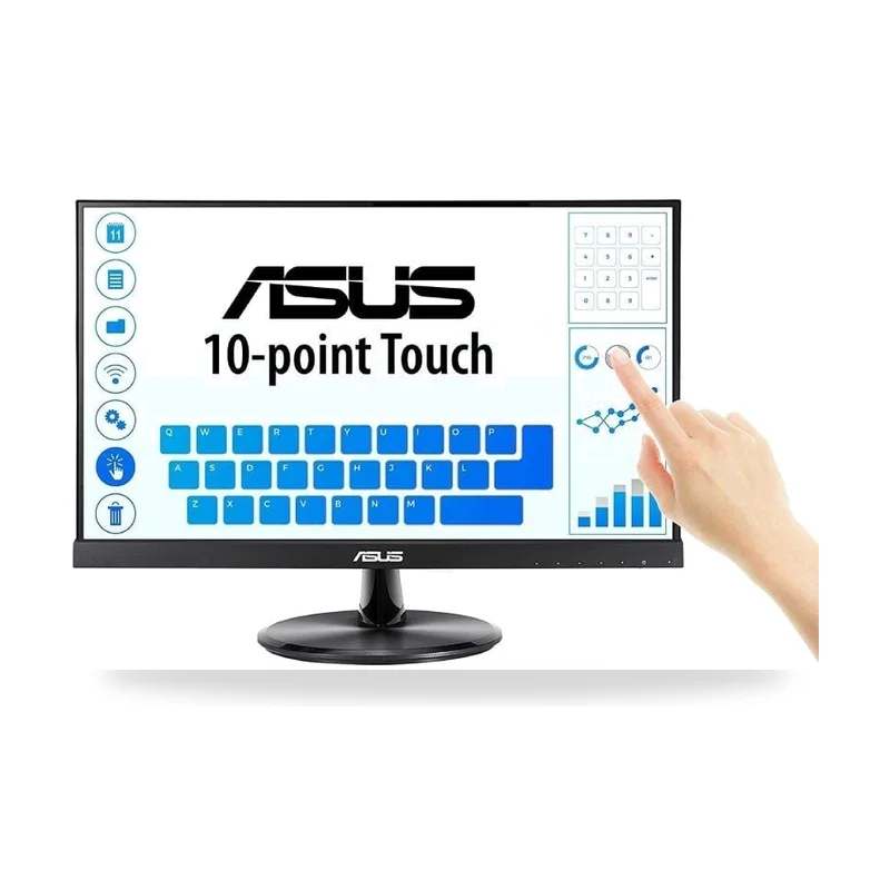 Monitor Profesional Táctil Asus VT229H 21.5"/ Full HD/ Multimedia/ Negro