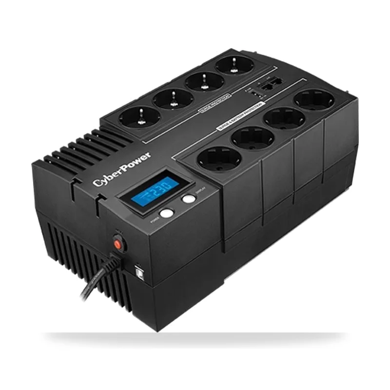 SAI Línea Interactiva Cyberpower BR1000ELCD/ 1000VA-600W/ 8 Salidas/ Formato Bloque