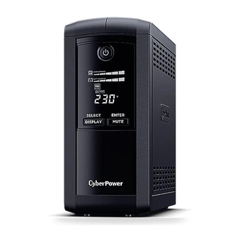 SAI Línea Interactiva Cyberpower VP1000ELCD/ 1000VA-550W/ 4 Salidas/ Formato Torre