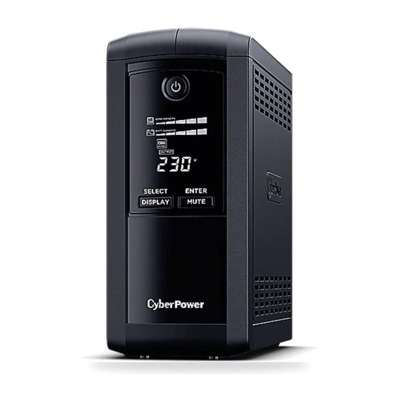 SAI Línea Interactiva Cyberpower VP700ELCD/ 700VA-390W/ 4 Salidas/ Formato Torre