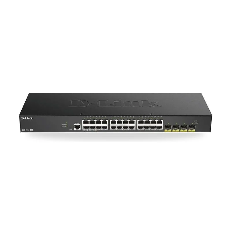 Switch Gestionable D-Link DGS-1250-28X 28 Puertos/ RJ-45 Gigabit 10/100/1000/ SFP