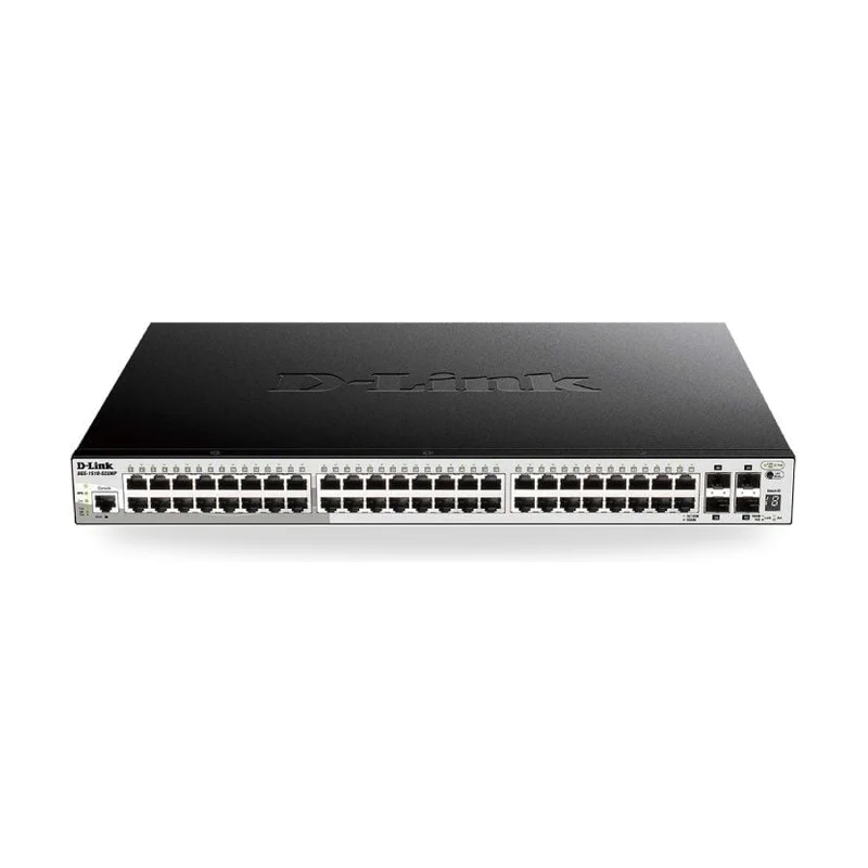 Switch D-Link Smart DGS-1510-52XMP 52 Puertos/ RJ-45 10/100/1000 PoE/ SFP