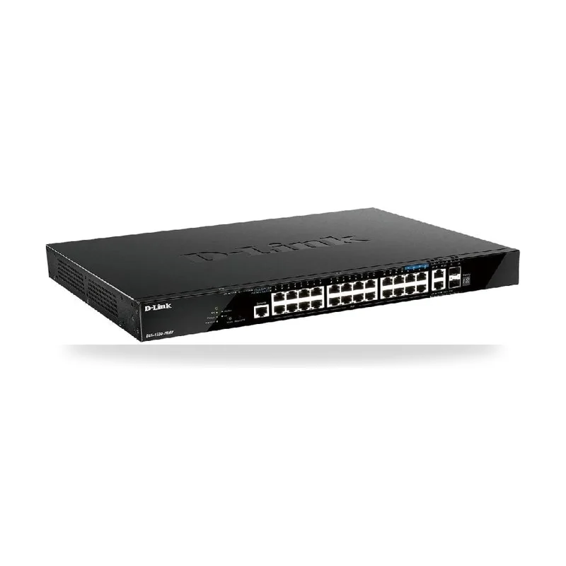 Switch Gestionable D-Link DGS-1520-28MP 28 Puertos/ RJ-45 10/100/1000/ SFP/ PoE