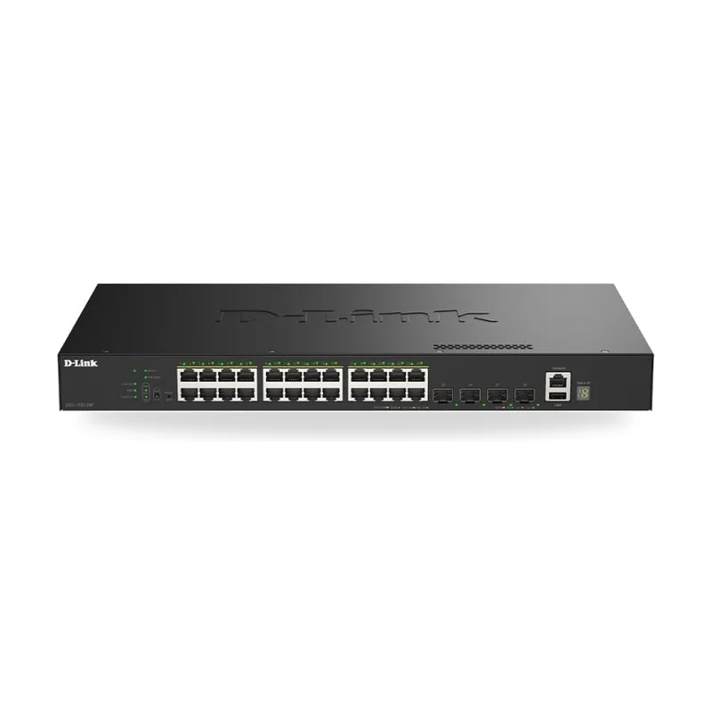 Switch Gestionable D-Link DGS-1530-28P/E 24 Puertos/ RJ-45 10/100/1000/ PoE/ SFP