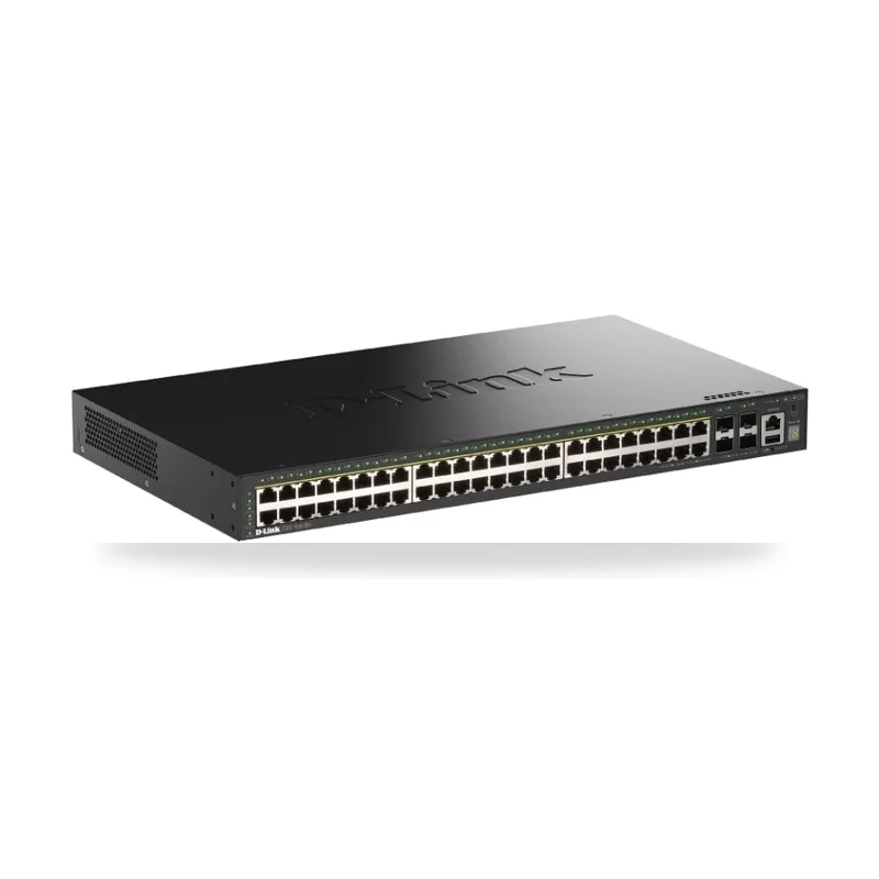 Switch Gestionable D-Link DGS-1530-52P/E 48 Puertos/ RJ-45 10/100/1000/ SFP/ PoE