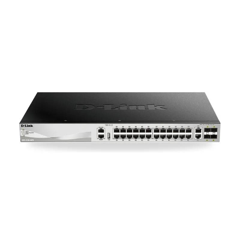 Switch Gestionable D-Link DGS-3130-30TS/E 24 Puertos/ RJ-45 10/100/1000/ SFP