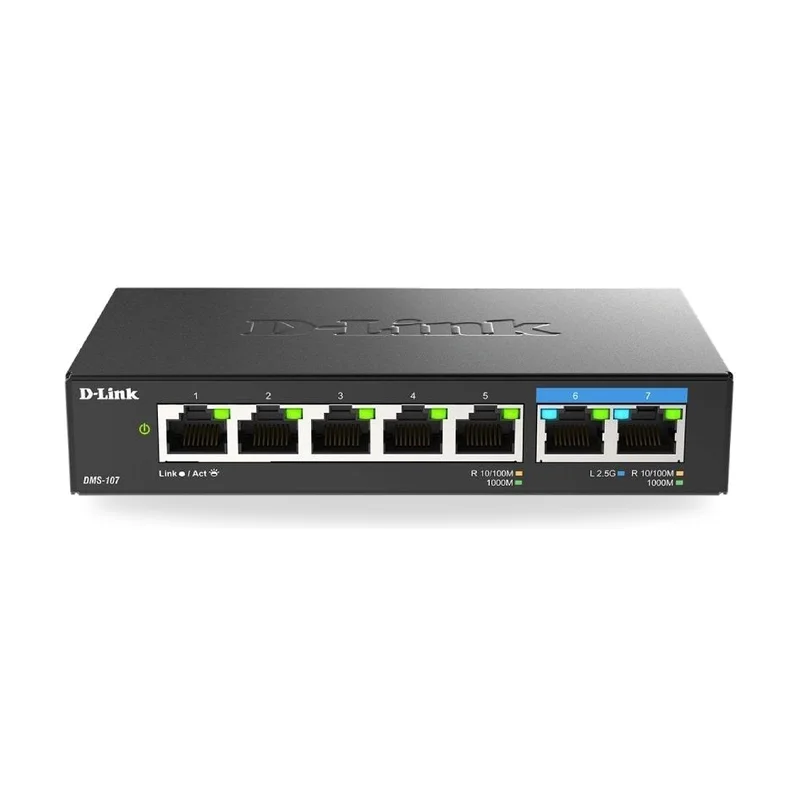 Switch D-Link DMS-107 7 Puertos/ RJ-45 10/100/1000