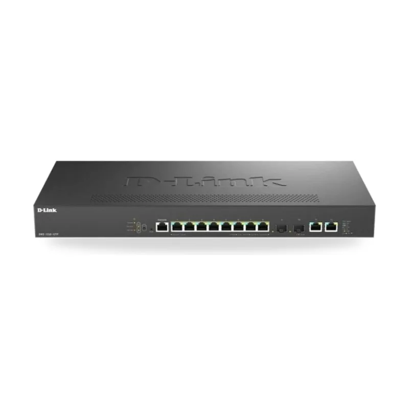 Switch Gestionable D-Link DMS-1250-12TP 10 Puertos/ RJ-45 100/1000/2.5G/ PoE/ SFP