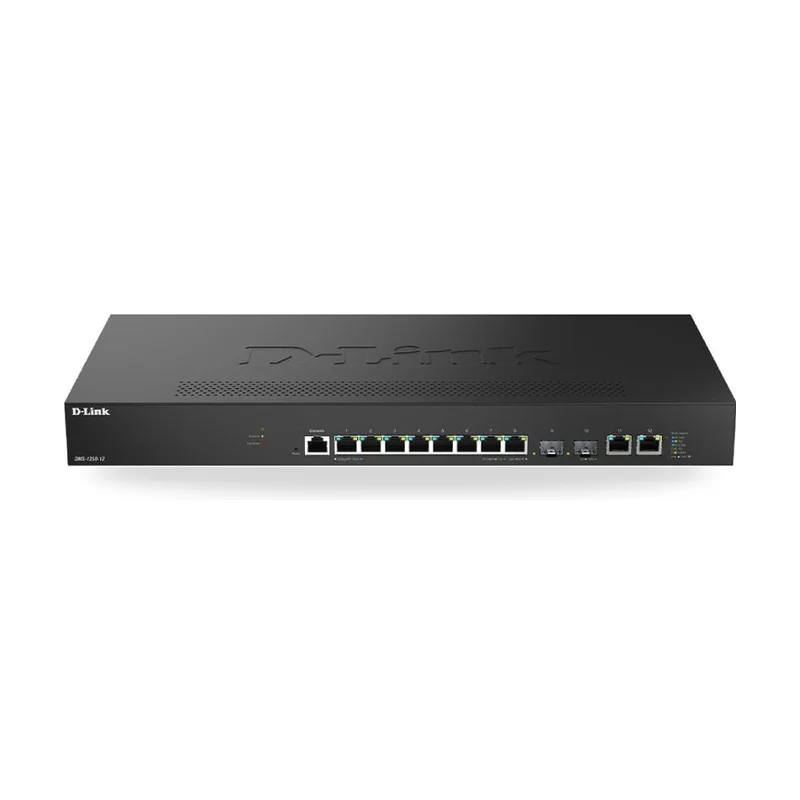Switch D-Link DMS-1250-12/E 12 Puertos/ RJ-45 Gigabit 10/100/1000/ SFP