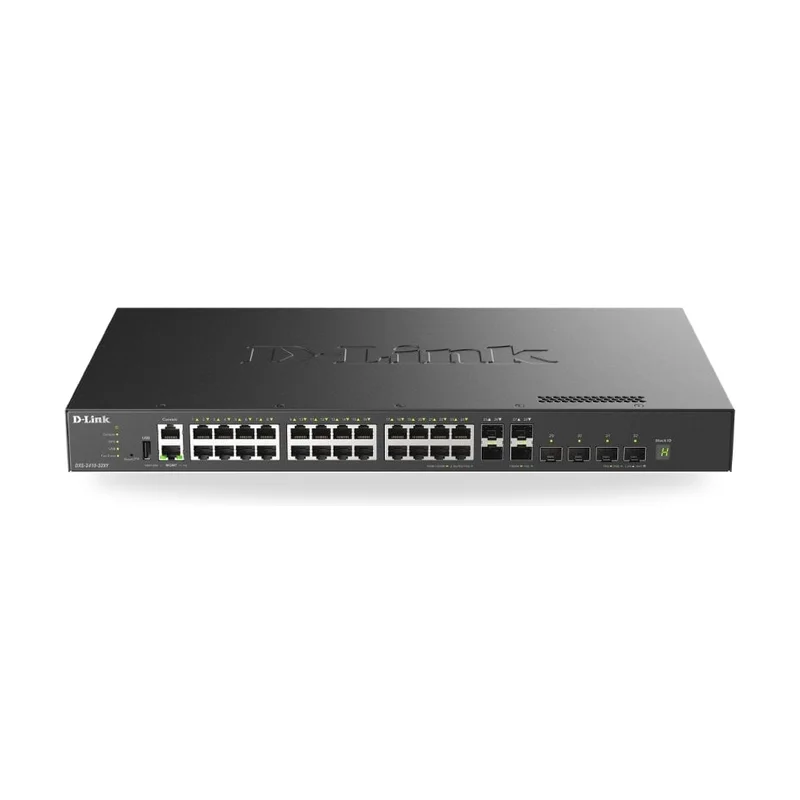 Switch Gestionable D-Link DXS-3410-32XY 24 Puertos/ RJ-45 10Gbps/ SFP/ PoE