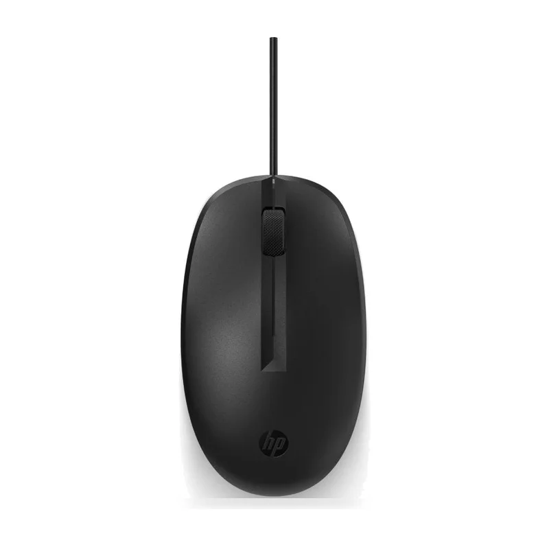 Ratón HP 125/ Hasta 1200 DPI/ Negro/ Formato Bulk