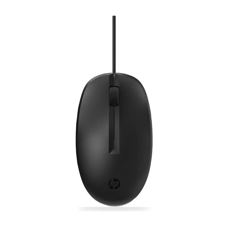 Ratón HP 125/ Hasta 1200 DPI/ Negro